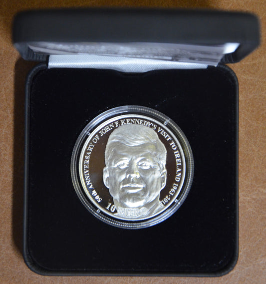 10 Euro Írsko 2013 - J. F. Kennedy (Proof)