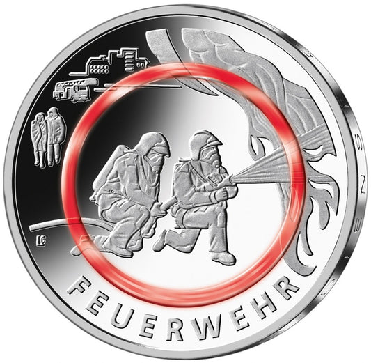 10 Euro Nemecko 2023 "J" - Hasiči (UNC)