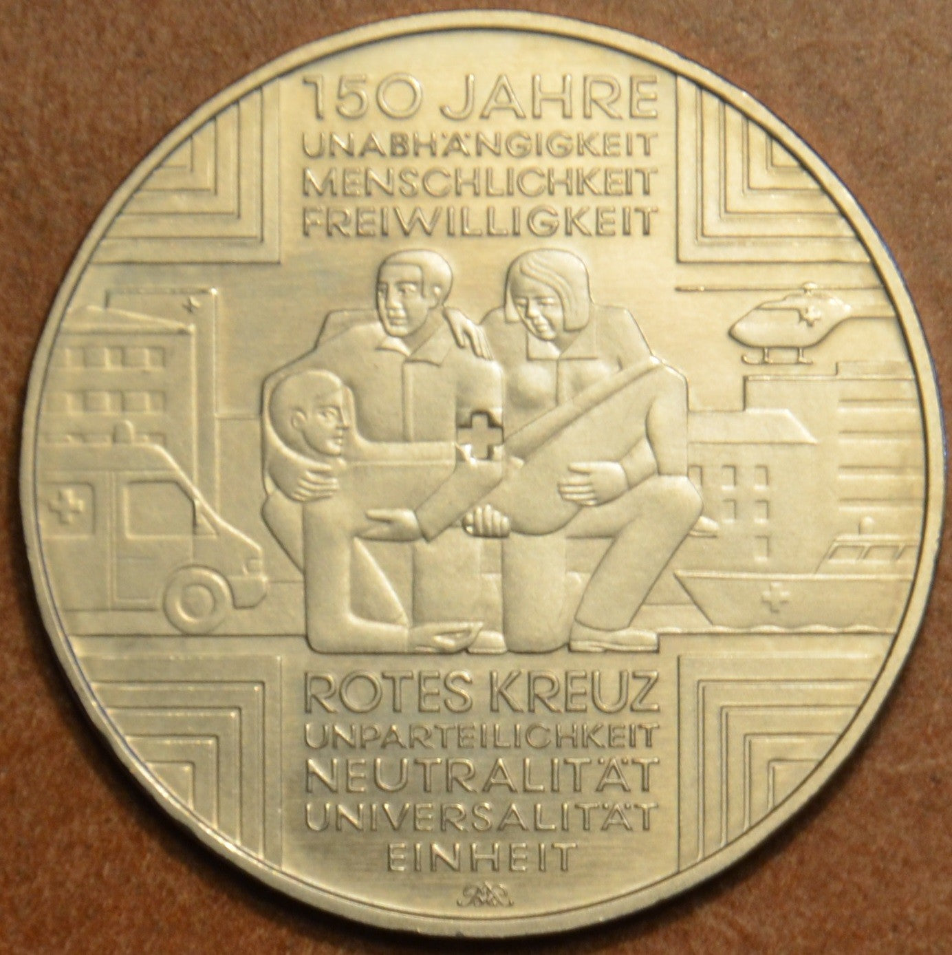 10 Euro Nemecko "A" 2013 Červený kríž (UNC)