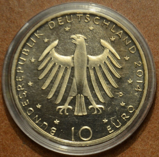10 Euro Nemecko "D" 2014 Richard Strauss (UNC)
