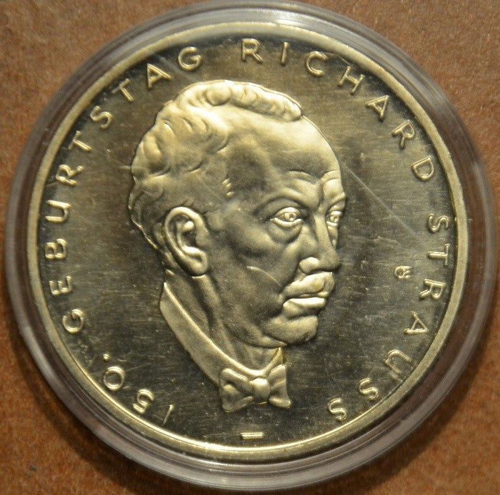 10 Euro Nemecko "D" 2014 Richard Strauss (UNC)