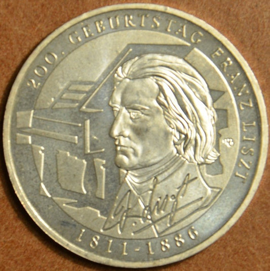 10 Euro Nemecko "G" 2011 Franz Liszt (UNC)