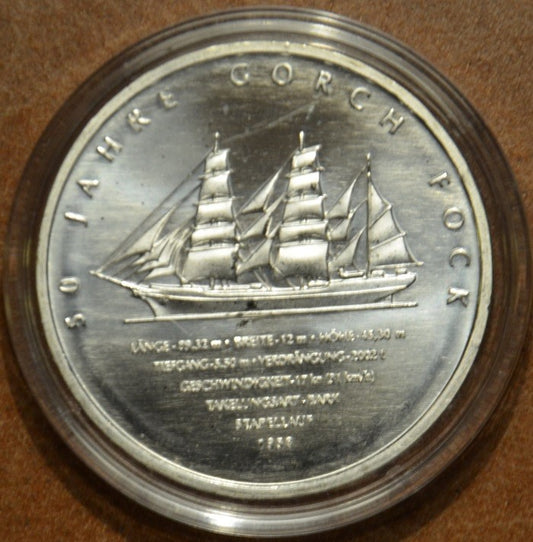 10 Euro Nemecko "J" 2008 Gorch Fock II (UNC)