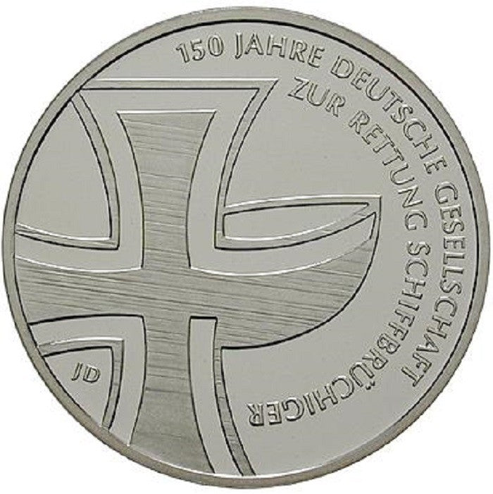 10 Euro Nemecko "J" 2015 Schiffbruchiger (UNC)
