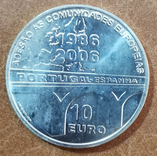 10 Euro Portugalsko 2006 - 20 rokov v EU (UNC)