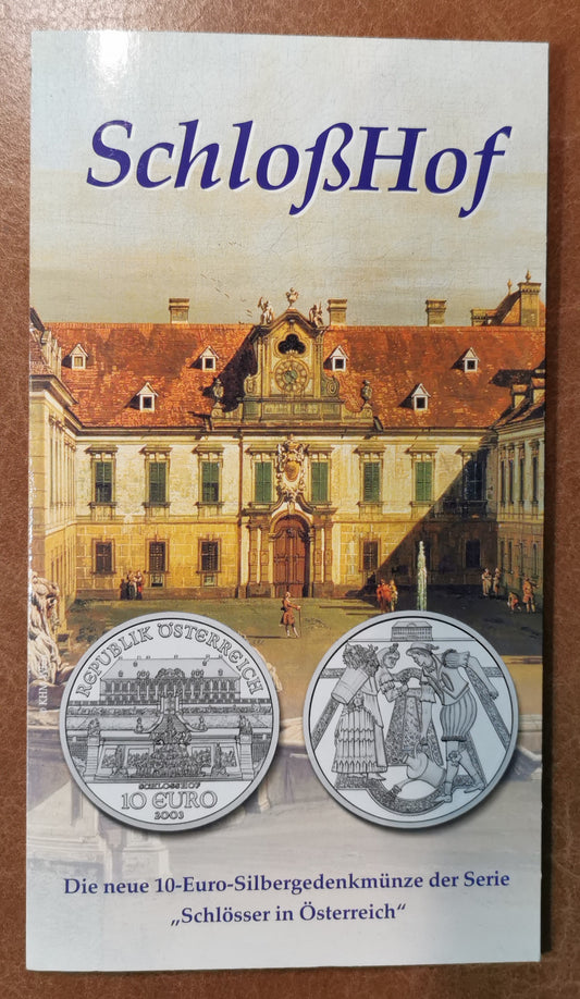 10 Euro Rakúsko 2003 SchlossHof (BU)