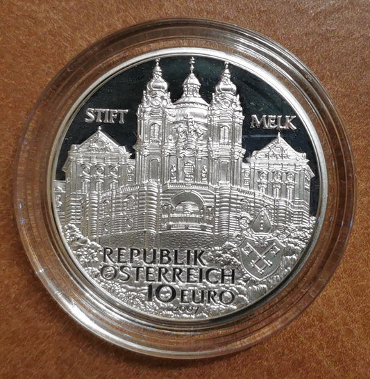 10 Euro Rakúsko 2007 - Melk (Proof)