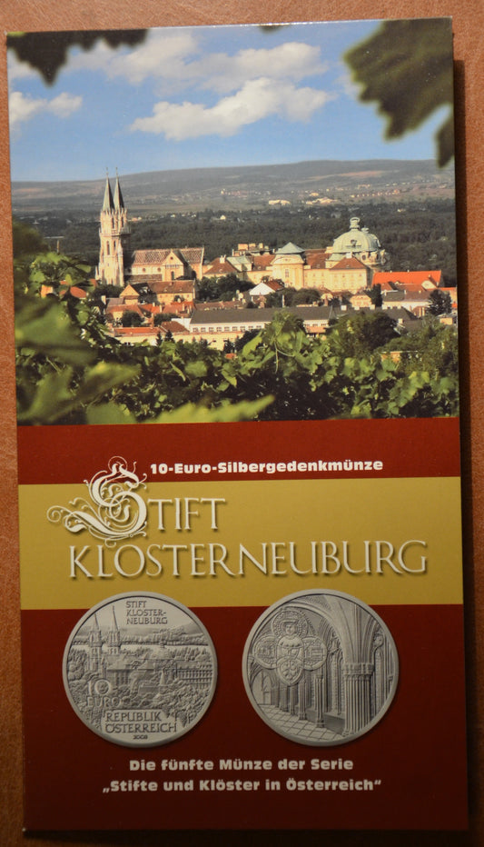 10 Euro Rakúsko 2008 - Klosterneuburg (BU)