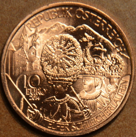 10 Euro Rakúsko 2014 Tirolsko (UNC)