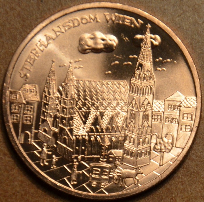 10 Euro Rakúsko 2015 Viedeň (UNC)