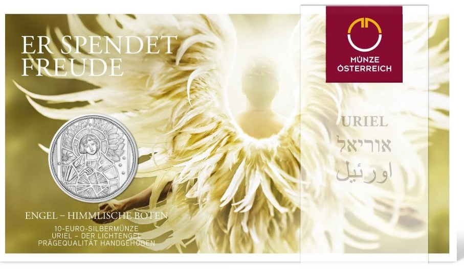 10 Euro Rakúsko 2018 - Uriel anjel svetla (BU)