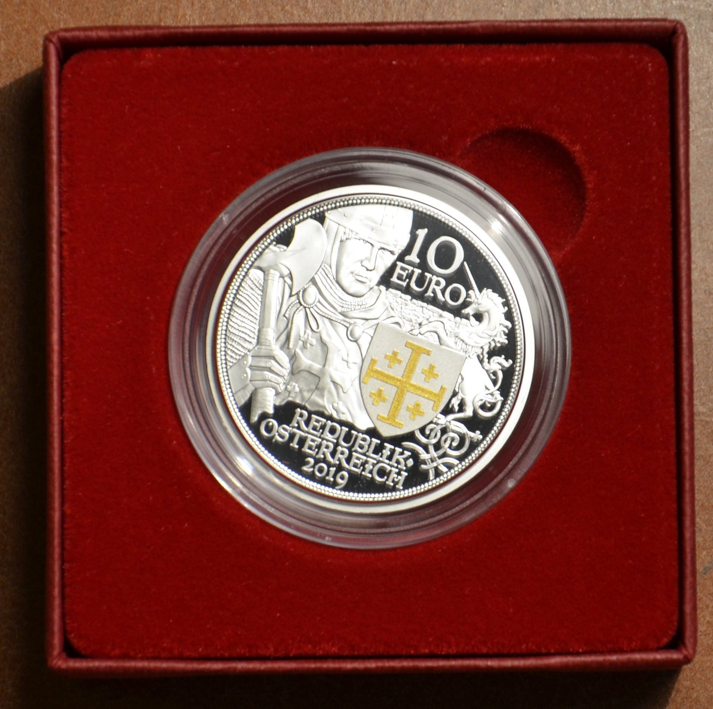 10 Euro Rakúsko 2019 - Príbehy rytierov II. (Proof)