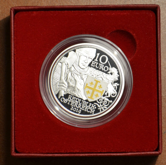 10 Euro Rakúsko 2019 - Príbehy rytierov II. (Proof)