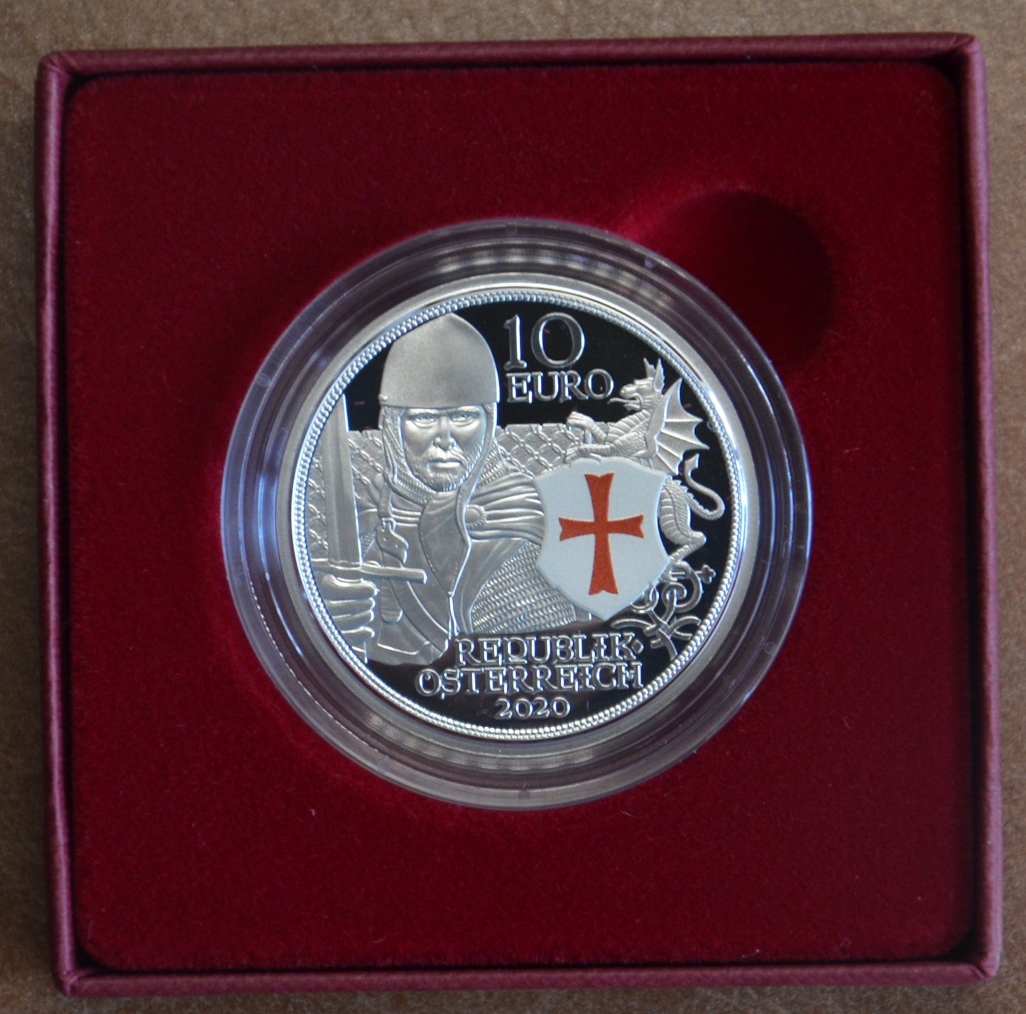 10 Euro Rakúsko 2020 - Príbehy rytierov III. (Proof)