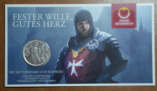 10 Euro Rakúsko 2020 - Príbehy rytierov IV. (BU)