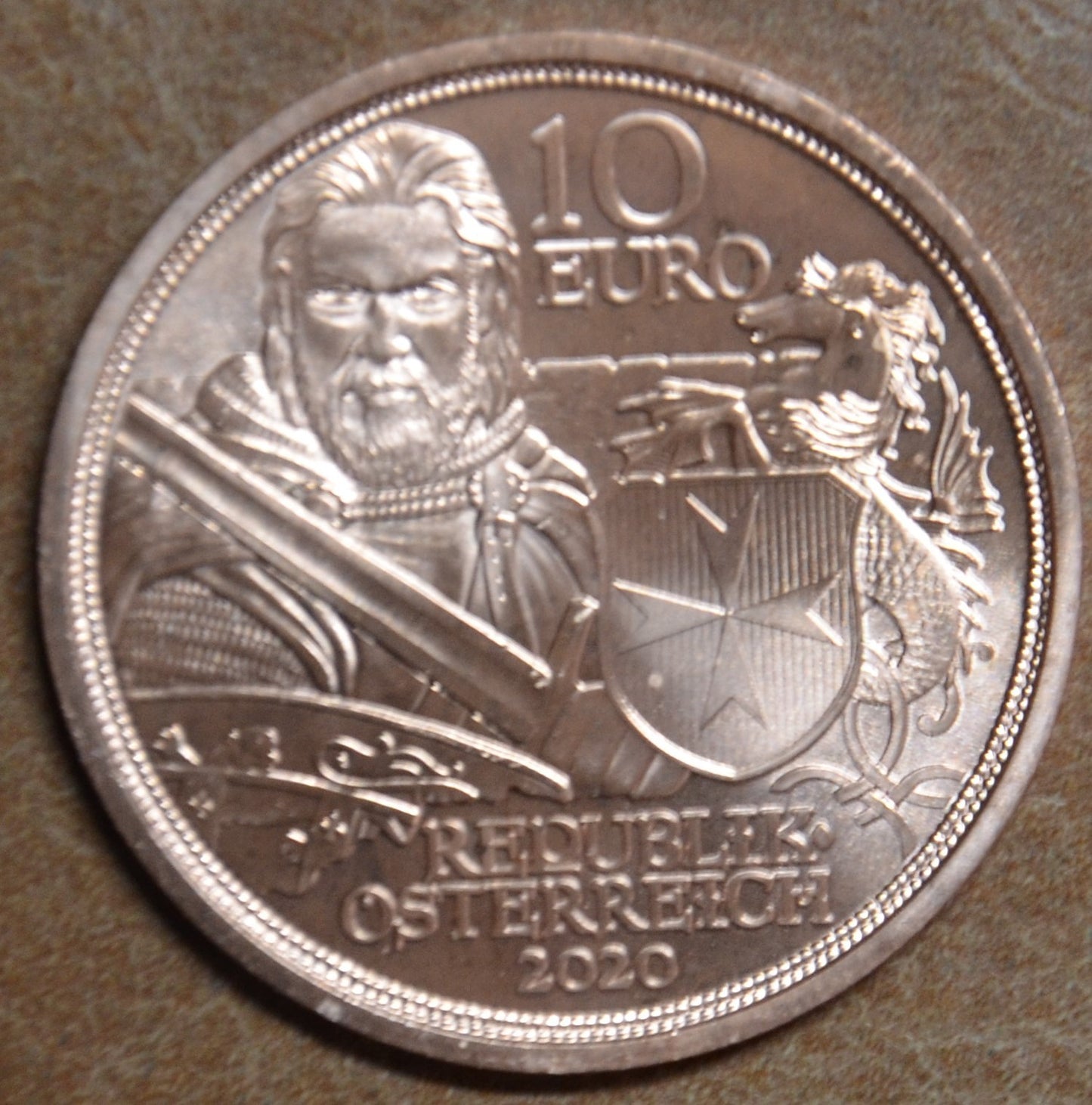 10 Euro Rakúsko 2020 - Príbehy rytierov IV. (UNC)