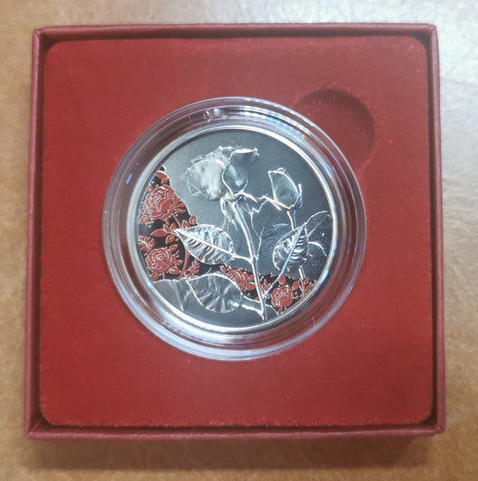 10 Euro Rakúsko 2021 - Ruža (Proof)