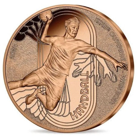 1/4 Euro Francúzsko 2024 - OH 2024 - Hádzaná (UNC)