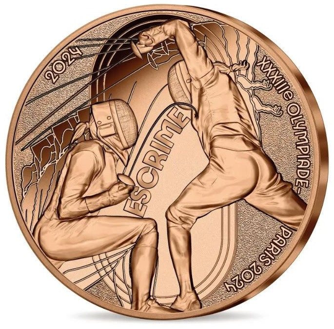 1/4 Euro Francúzsko 2024 - OH 2024 - Šerm (UNC)