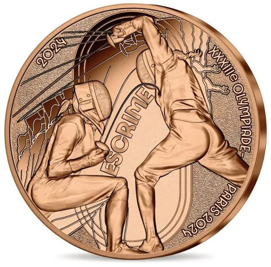 1/4 Euro Francúzsko 2024 - OH 2024 - Šerm (UNC)