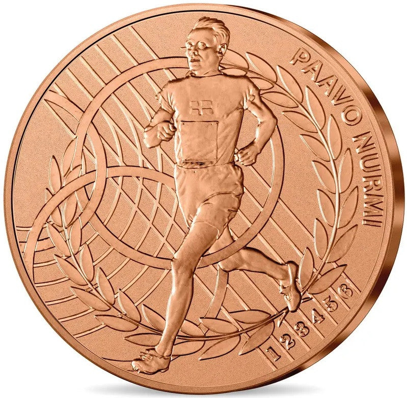 1/4 Euro Francúzsko 2024 - Paavo Nurmi (UNC)