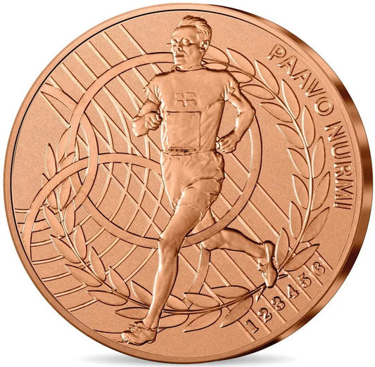 1/4 Euro Francúzsko 2024 - Paavo Nurmi (UNC)