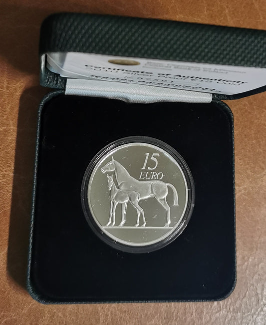 15 Euro Írsko 2010 - Kôň (Proof)