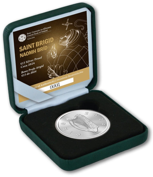 15 Euro Írsko 2024 - Svätá Brigita (Proof)