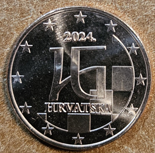 2 cent Chorvátsko 2024 (UNC)