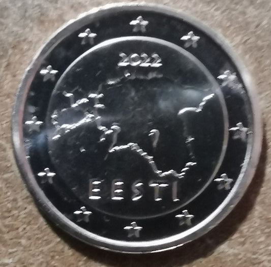 2 cent Estónsko 2022 (UNC)