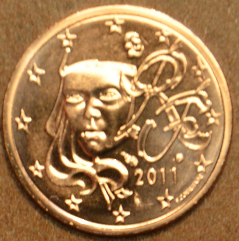 2 cent Francúzsko 2011 (UNC)