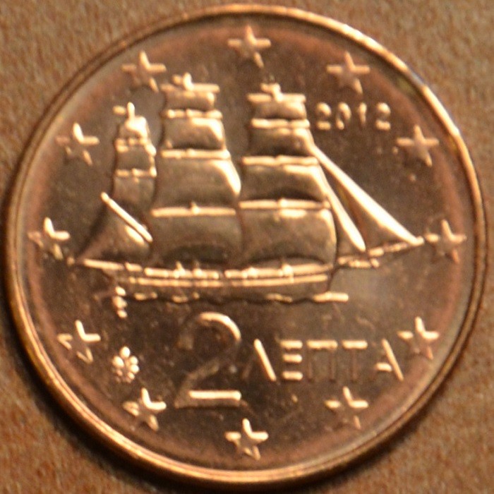 2 cent Grécko 2012 (UNC)