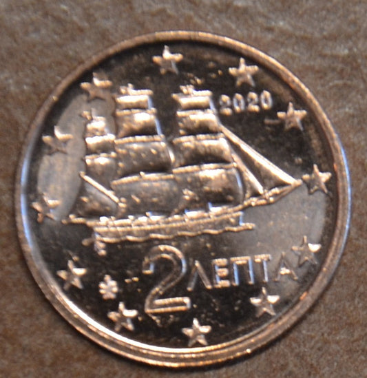 2 cent Grécko 2020 (UNC)