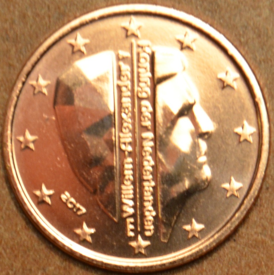 2 cent Holandsko 2017 - so značkou most (UNC)