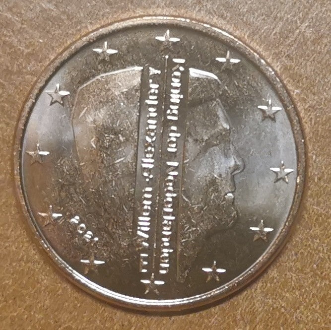 2 cent Holandsko 2021 - Kráľ Willem Alexander (UNC)