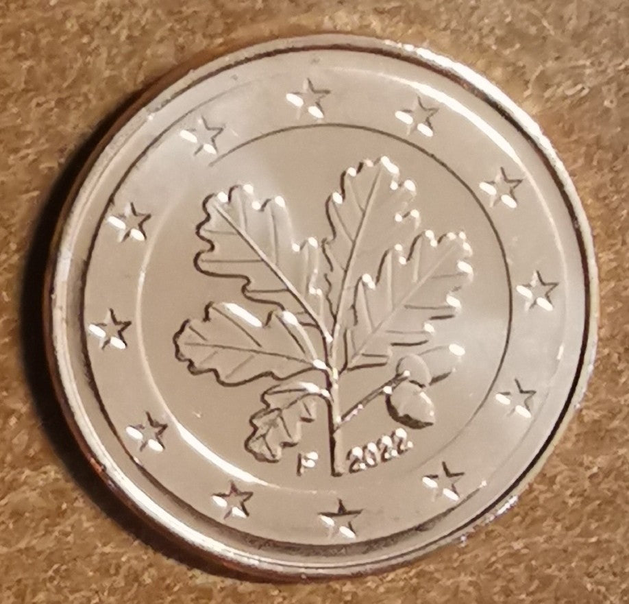 2 cent Nemecko 2022 "F" (UNC)
