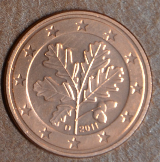 2 cent Nemecko 2011 "D" (UNC)
