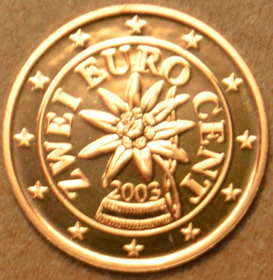 2 cent Rakúsko 2003 (UNC)