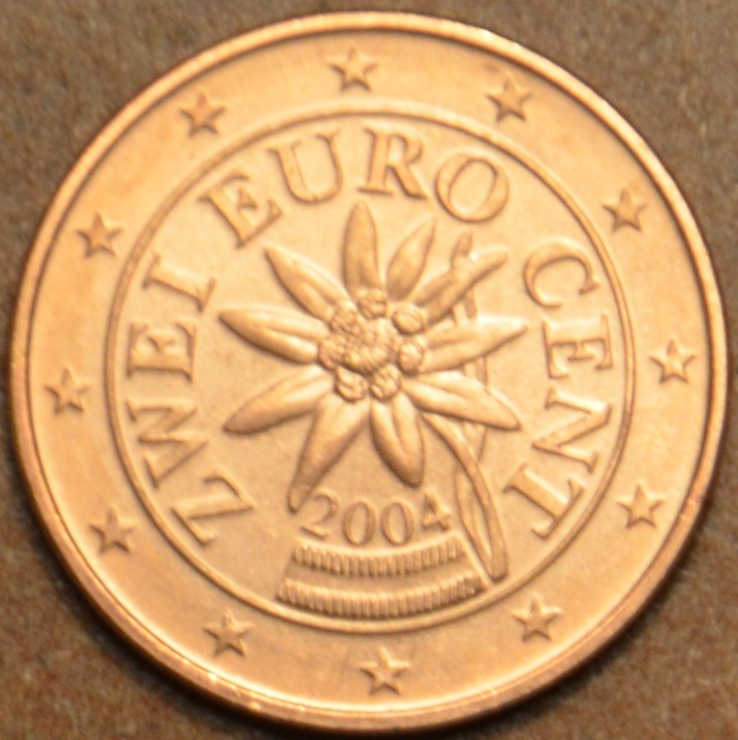 2 cent Rakúsko 2004 (UNC)