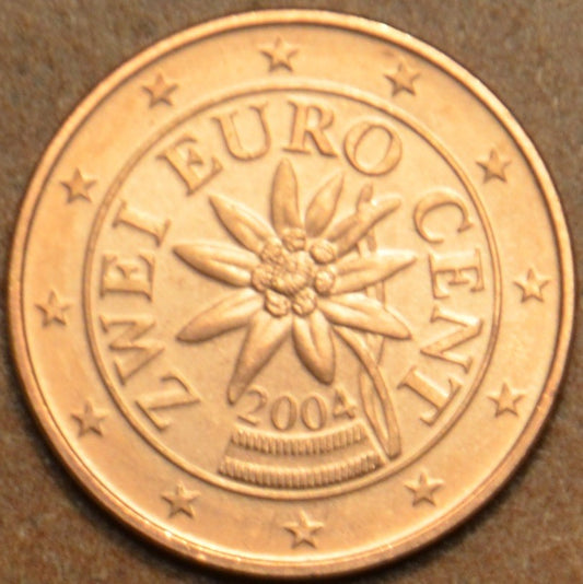 2 cent Rakúsko 2004 (UNC)