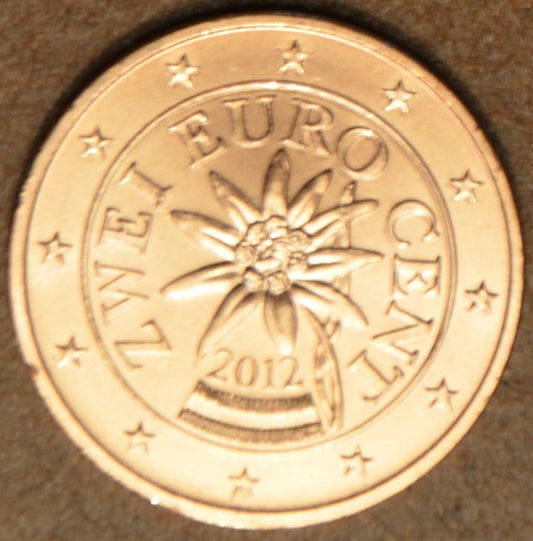 2 cent Rakúsko 2012 (UNC)