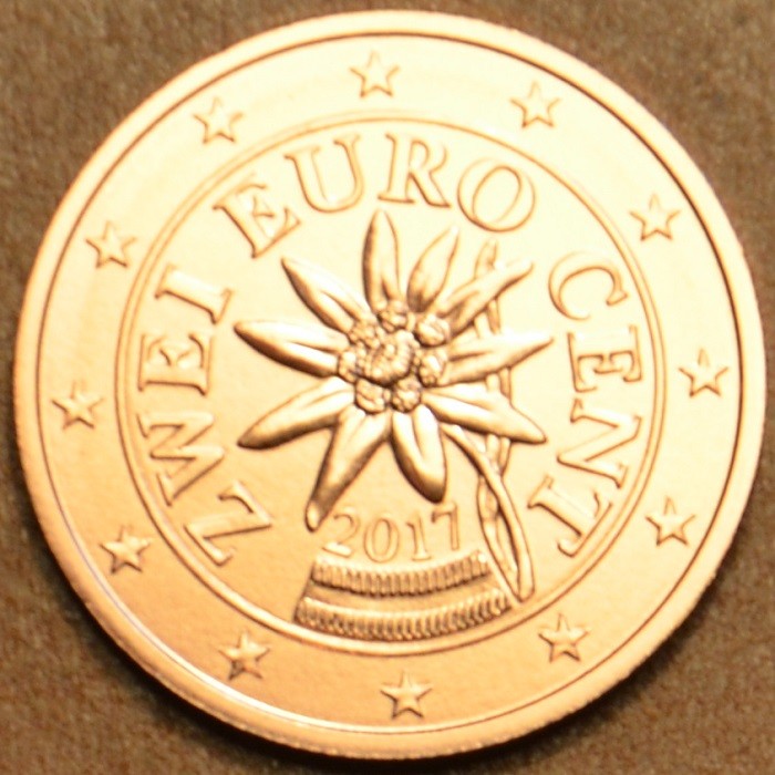 2 cent Rakúsko 2017 (UNC)