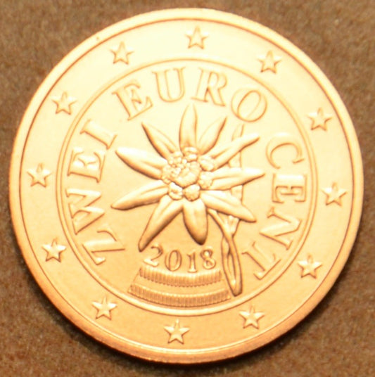 2 cent Rakúsko 2018 (UNC)