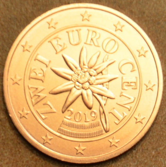 2 cent Rakúsko 2019 (UNC)