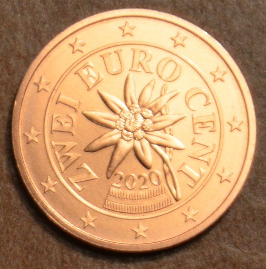 2 cent Rakúsko 2020 (UNC)