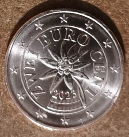 2 cent Rakúsko 2023 (UNC)