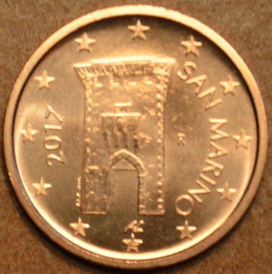 2 cent San Marino 2017 - Nový design (UNC)
