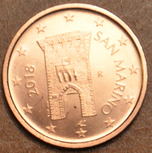 2 cent San Marino 2018 - Nový design (UNC)