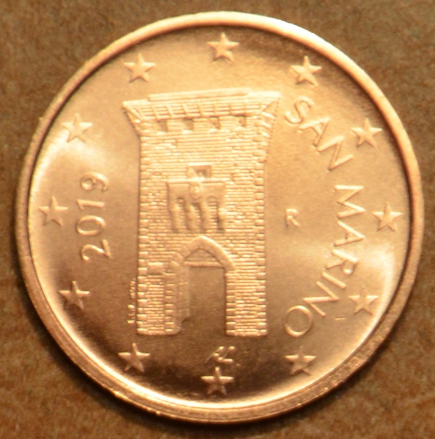 2 cent San Marino 2019 - Nový design (UNC)