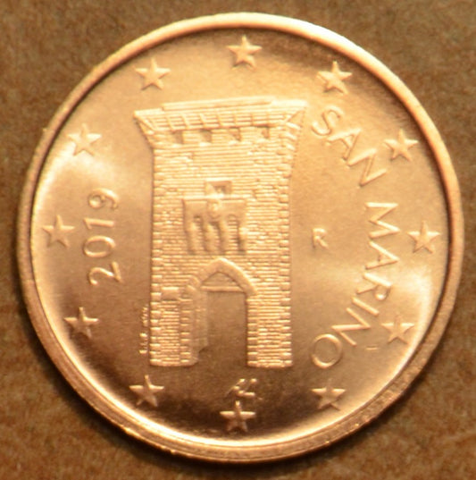 2 cent San Marino 2019 - Nový design (UNC)